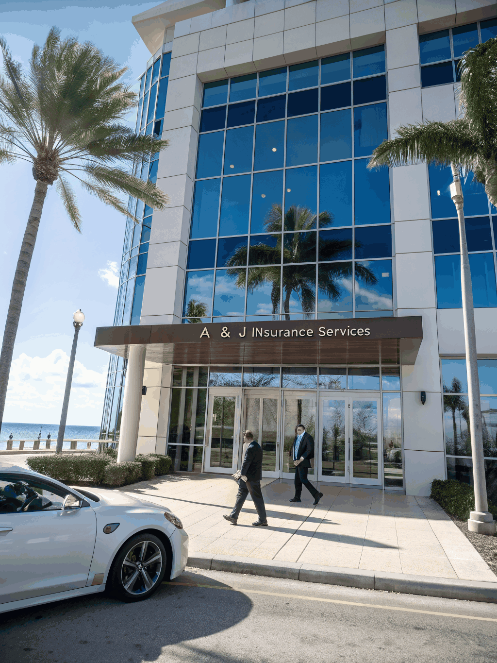 Modern commercial office building in Tampa Florida
